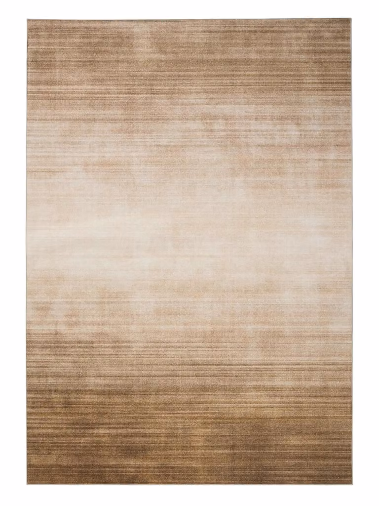 Alfombra rectangular abstracta y moderna Benuta en color beige, An/P: 200 x 300 cm