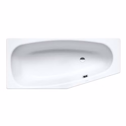 Bañera exenta asimétrica Kaldewei Mini rechts 830 en color blanco