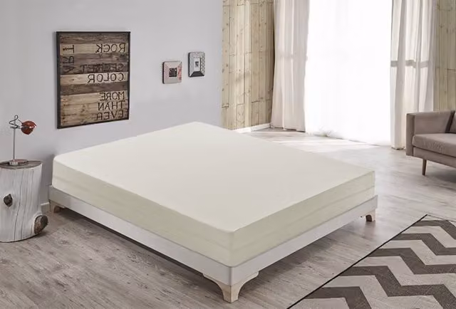Colchón de Gel ILOVESLEEP Blanco con Funda Extraíble y Alta Transpirabilidad An/P/Al: 160 x 190 x 16 cm