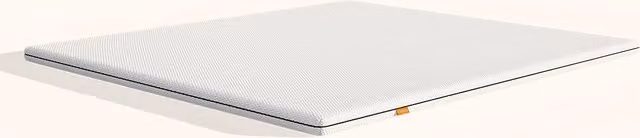 Sobrecolchón reversible Emma de espuma en color blanco, An/P: 180 x 200 cm