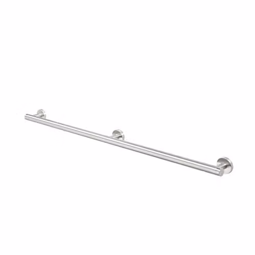 Asidero de baño Tiger Boston Comfort & Safety en acero inoxidable cepillado color plata, Longitud: 90 cm