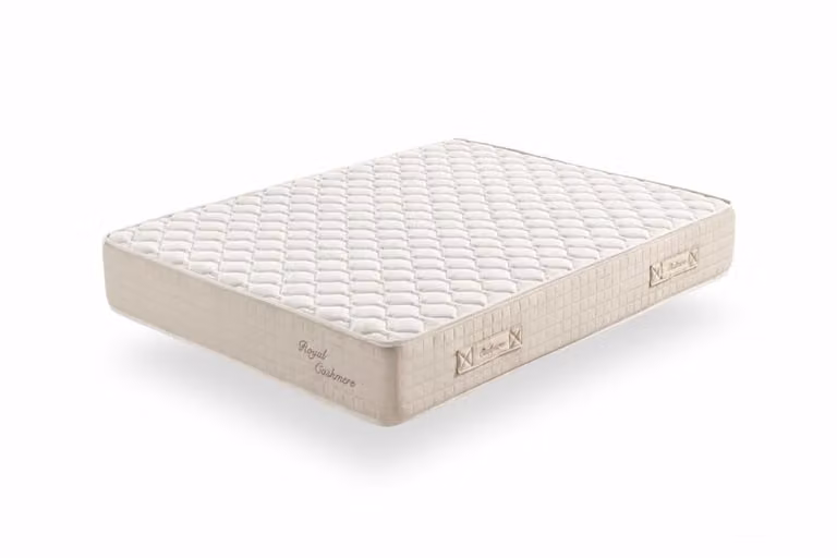 Colchón viscoelástico Moonia Royal Cashmere color beige An/P/Al: 140 x 190 x 30 cm