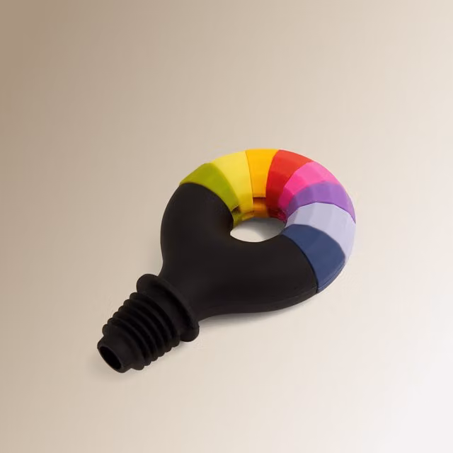 Set de 8 identificadores de copas con tapón Manhattan de El Corte Inglés en multicolor