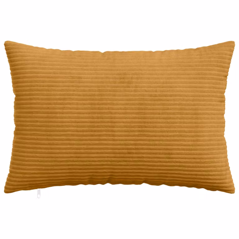 Set de 6 fundas de almohada HEERLEN de vidaXL en pana color amarillo, An/P: 40 x 60 cm