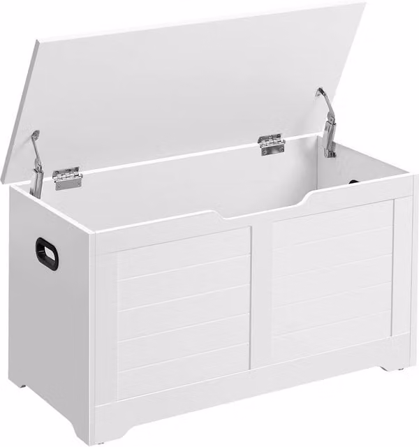 Banco zapatero Vasagle de color blanco con diseño moderno, An/P/Al: 80 x 40 x 46 cm