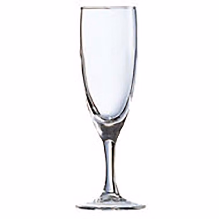 Juego de 6 copas de flauta para champagne Princesa de Arcoroc, 15 cl, transparentes