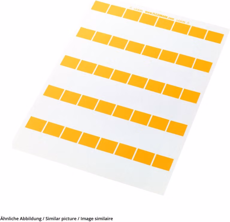 Etiqueta de marcado LAPP LCK-35 YE color amarillo, An/P: 25 x 19 mm, paquete de 40 unidades