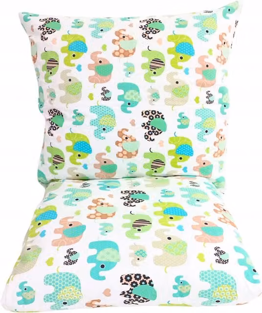 Juego de ropa de cama infantil Doratex con funda nórdica y funda de almohada de algodón multicolor con diseño de animales, An/P/Al: 120 x 160 cm
