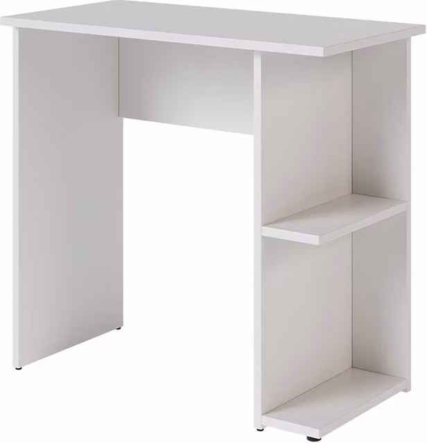 Escritorio para ordenador Vicco en color blanco con diseño minimalista, An: 80 cm, P: 40 cm, Al: 76 cm