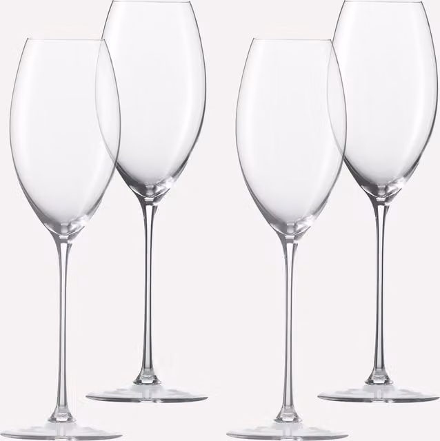 Juego de 2 copas de champán de cristal transparente Zwiesel Glas Enoteca sin plomo
