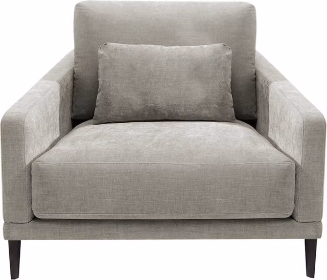 Sillón Harvey de El Corte Inglés en tejido moderno con reposabrazos disponible en marrón o gris
