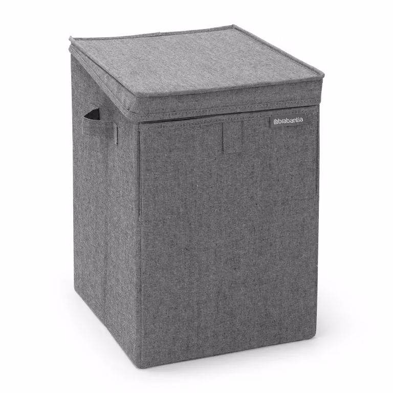 Cesto para ropa sucia apilable Brabantia de 35 l en gris oscuro