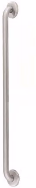 Barra recta Mediclinics Br1200cs de acero inoxidable satinado color plata, An/P/Al: 120 cm