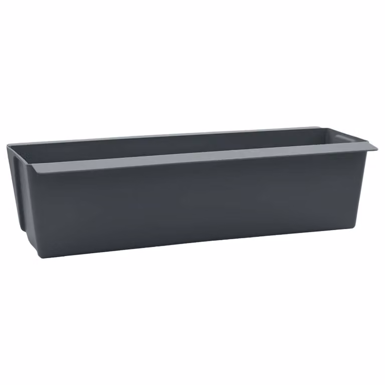 Set de 24 jardineras para palets Euro vidaXL en color gris de polipropileno