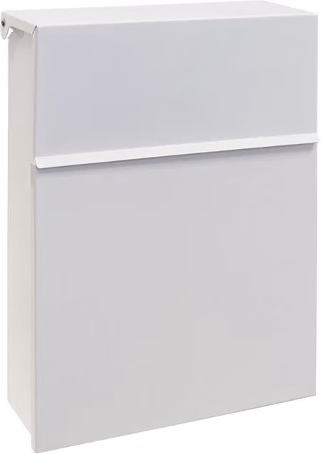 Buzón individual de acero Arregui Figure E6701 para montaje en pared, color blanco, An/P/Al: 36 x 26,8 x 10 cm