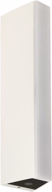 Aplique LED exterior Su-Ma M1401 W de luz blanca fría, diseño moderno rectangular en color blanco con protección IP54 para pared o terraza