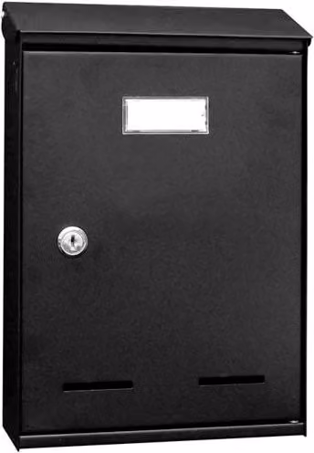 Buzón de exterior BTV Nano-10 de acero inoxidable en color blanco An/P/Al: 21,6 x 30,0 x 21,6 cm