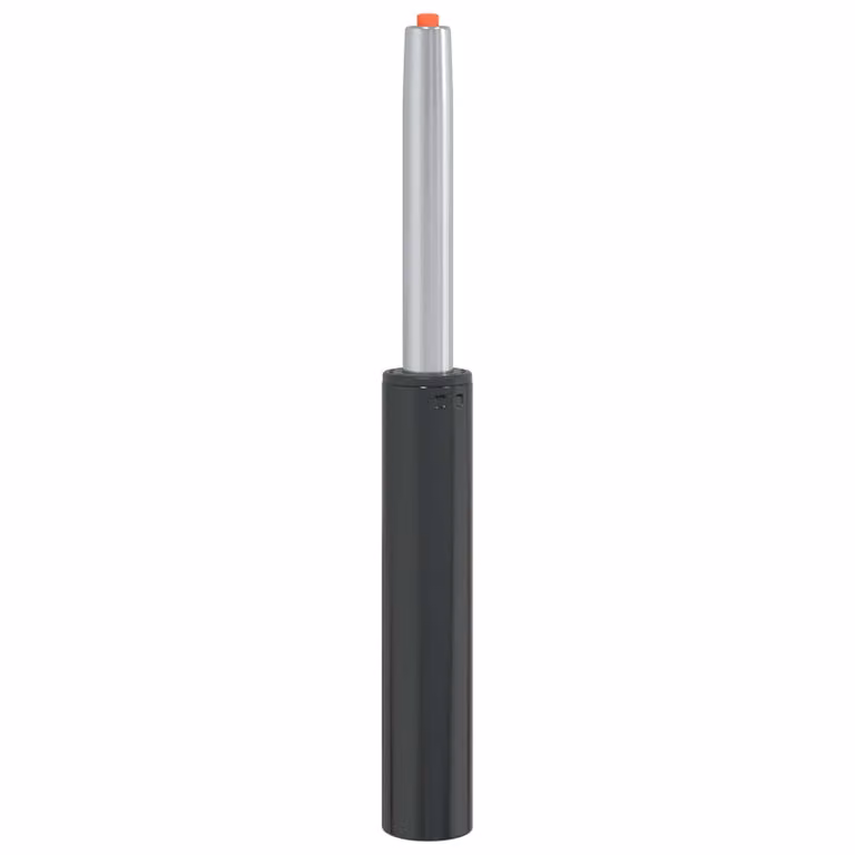 Cilindro de gas para silla de oficina vidaXL en color negro de hierro y acero con altura de 307-447 mm