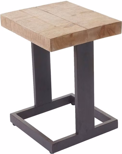 Taburete para flores HHG 801 de madera de abeto maciza rústica color marrón An/P/Al: 48 x 36 x 32 cm