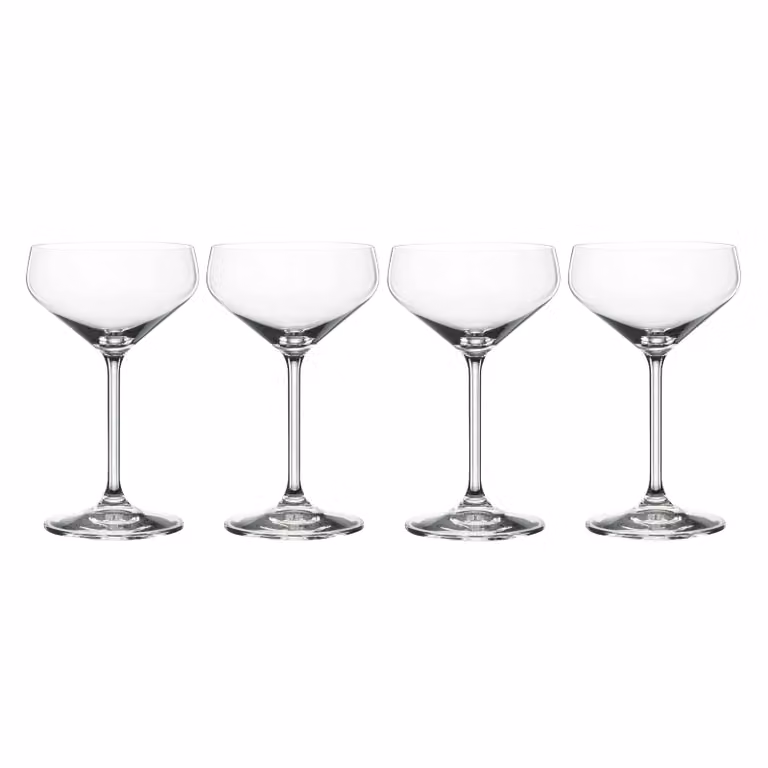 Juego de 4 copas de cóctel Spiegelau de cristal transparente, 290 ml