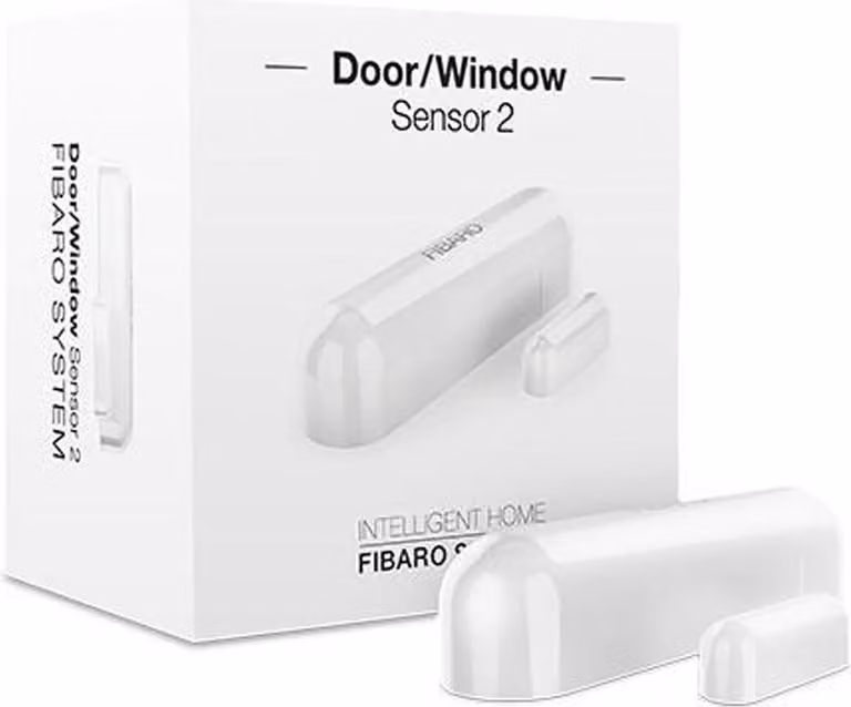 Sensor de puerta y ventana Fibaro Modelo 2 blanco compatible con Z-Wave