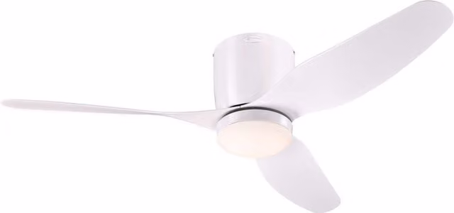 Ventilador de techo Westinghouse Carla con LED y telecomando en color blanco