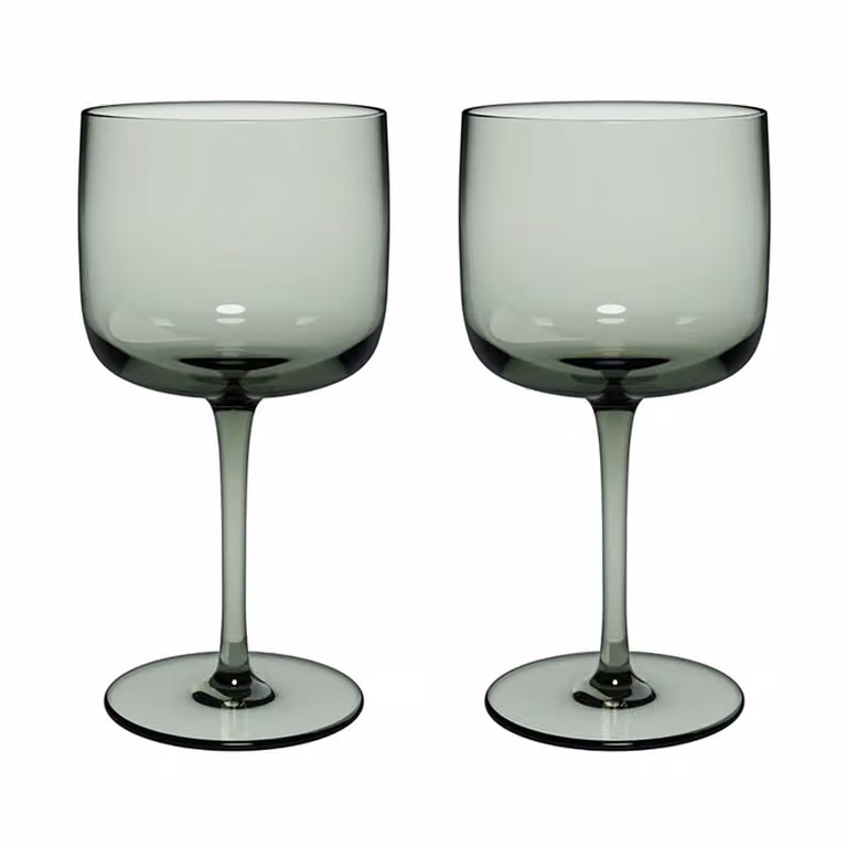 Juego de 2 copas de vino Villeroy & Boch Like en color verde de 270 ml