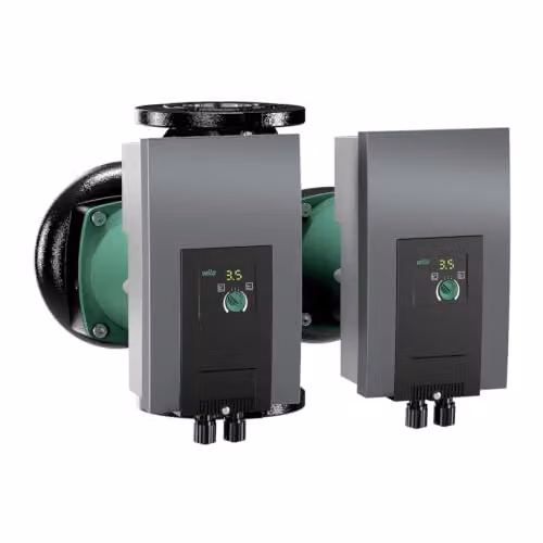 Bomba de circulación gemelar Wilo Yonos MAXO-D 40/0,5-16 con brida DN40 PN6/10, 800 W, color gris
