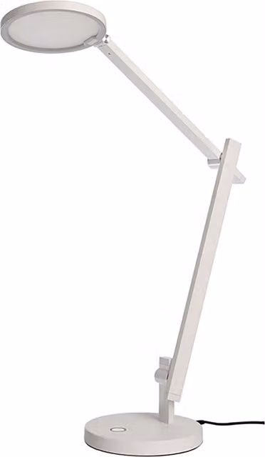 Lámpara de mesa LED PLANETITALY regulable y táctil, color blanco, 12W 3000K