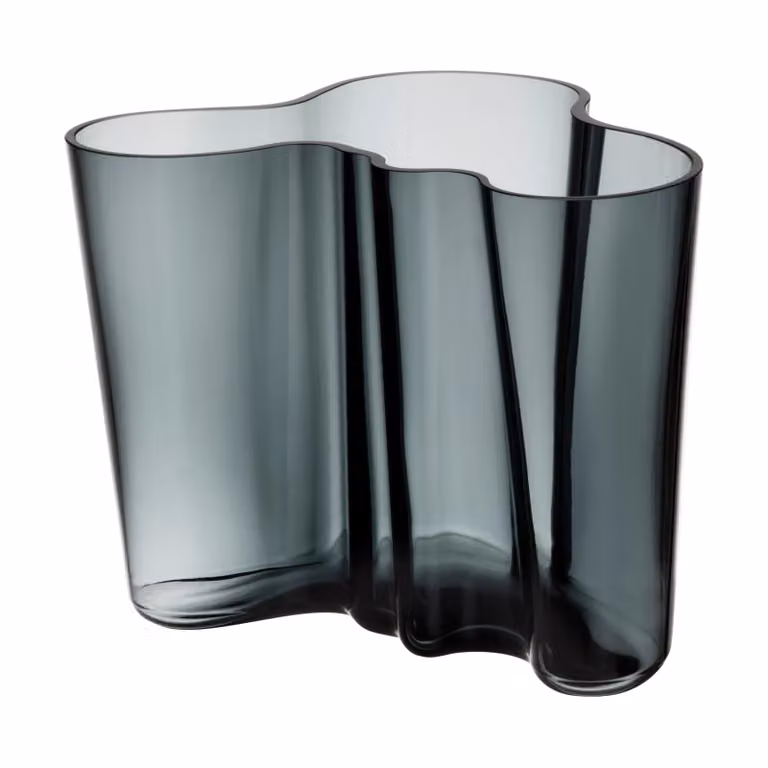 Jarrón Alvar Aalto de Iittala en color gris