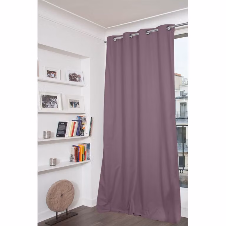 Cortina blackout Moondream color violet An: 135 cm, Al: 250 cm