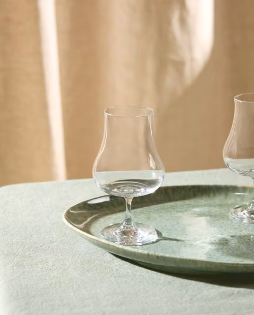Juego de 4 copas de licor Sidney de El Corte Inglés en cristal transparente