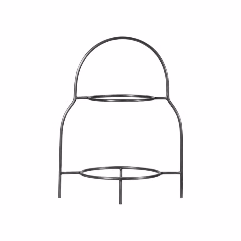 Soporte plano de acero inoxidable House Doctor en color gris y plata