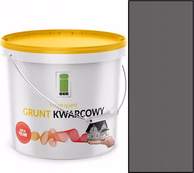 Imprimación para yeso de mosaico I SEE de color gris, base agua y secado rápido, 15 kg