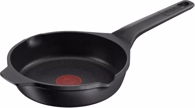 Sartén Tefal Robusto de aluminio fundido con revestimiento antiadherente, color negro, 20 cm