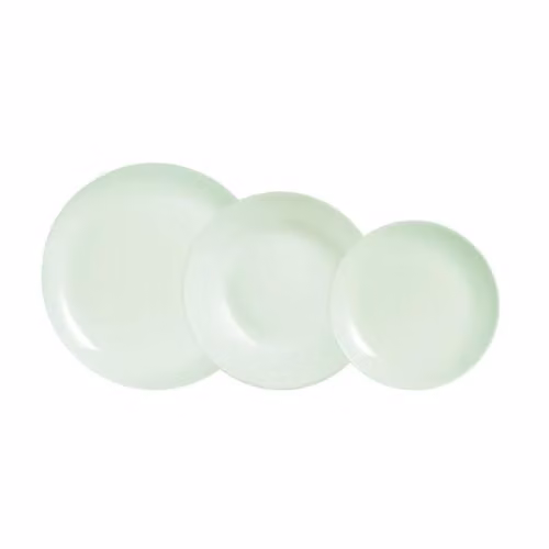 Vajilla Luminarc Diwali Paradise de 12 piezas en color verde para 4 personas