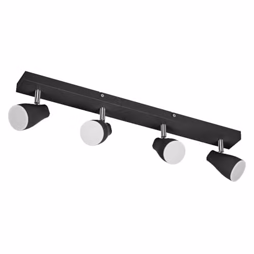 Foco empotrable LED LEDVANCE SPOT PEAR negro, 17,2W, 840lm, luz blanca cálida 2700K, cabezal ajustable con bombilla GU10 incluida, IP20