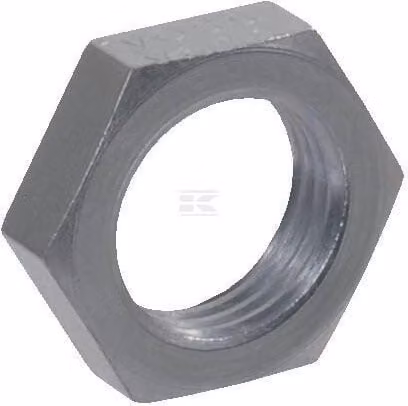 Contratuerca hexagonal de acero Voss M45x2.00 color plata