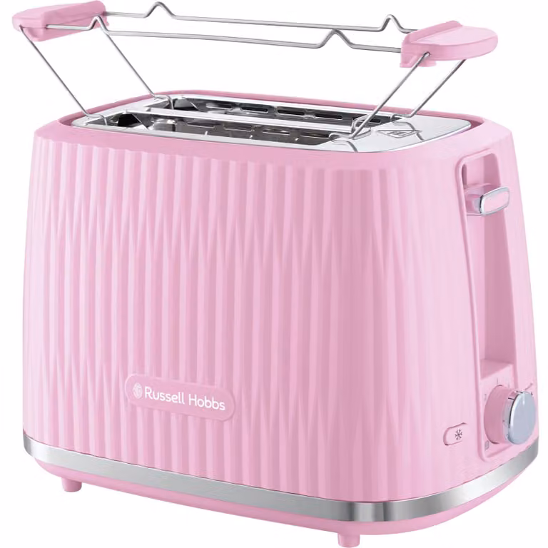 Tostadora Russell Hobbs Eden en color rojo o rosa con potencia de 800 W