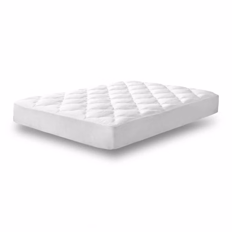 Topper de microfibra transpirable Reca Bedding blanco An/P: 140 x 190 cm