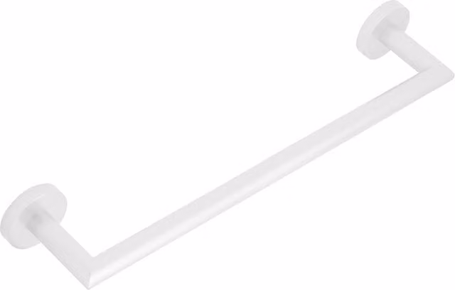 Toallero de barra para lavabo Keros de El Corte Inglés en metal de acero inoxidable disponible en negro, blanco o dorado con dimensiones de 45 x 45 x 45 cm