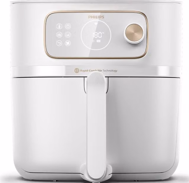 Philips Airfryer Combi Serie 7000 XXL con WiFi y Control por App, 8,3 l, Blanca