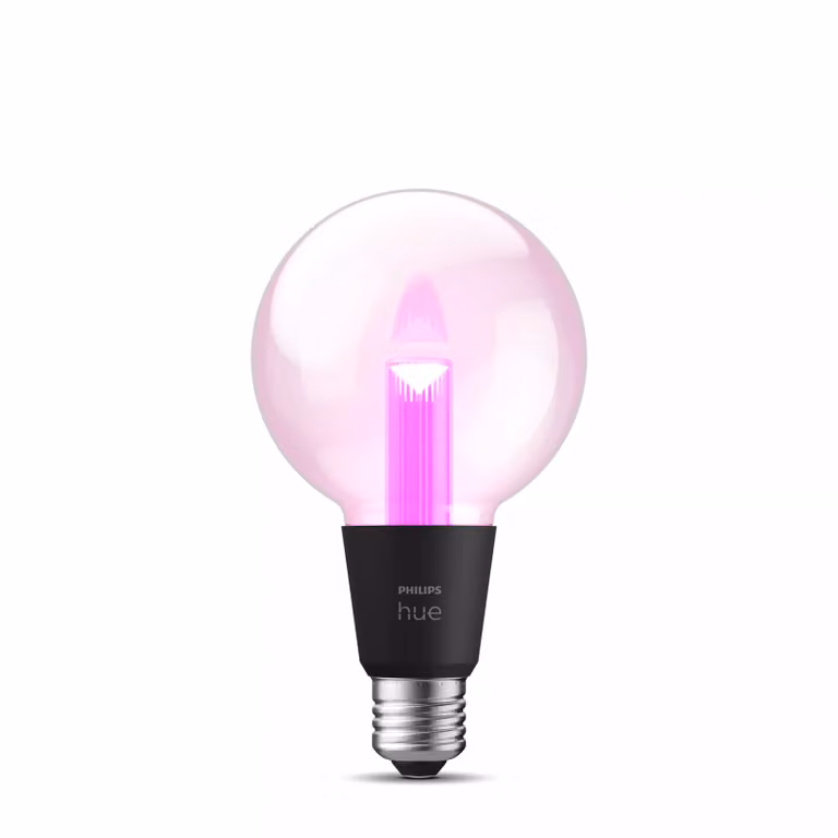 Bombilla Inteligente Philips Hue White & Color Ambiance G95 LED E27 Multicolor con Cristal Transparente