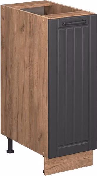 Armario de farmacia Vicco Fame-Line gris oscuro sin encimera An: 30 cm, Al: 82 cm, P: 51,6 cm