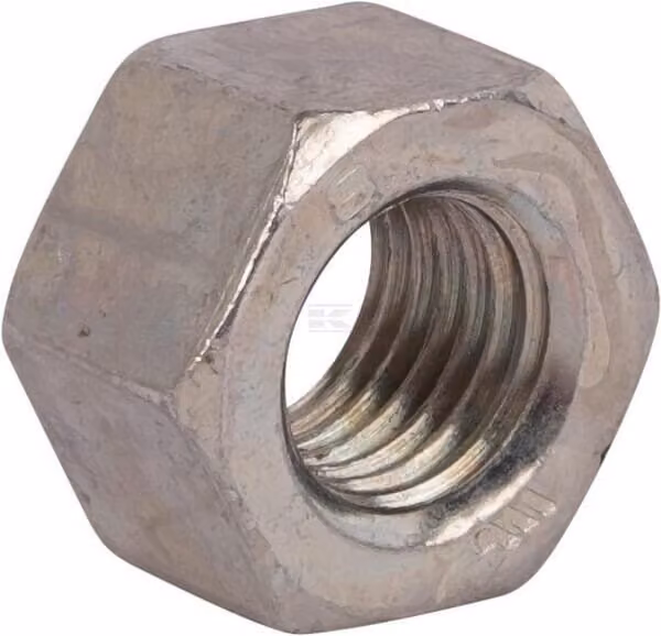 Tuerca hexagonal galvanizada CNH 10790321 color plata