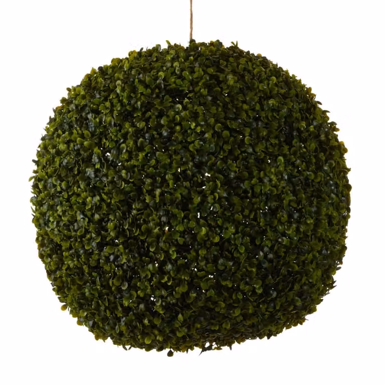 Planta artificial de boj redonda verde Mica Decorations An/P/Al: 45 x 45 x 45 cm