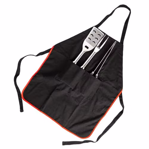Somagic Delantal de Cocinero Moderno para Adultos con 3 Accesorios en Negro