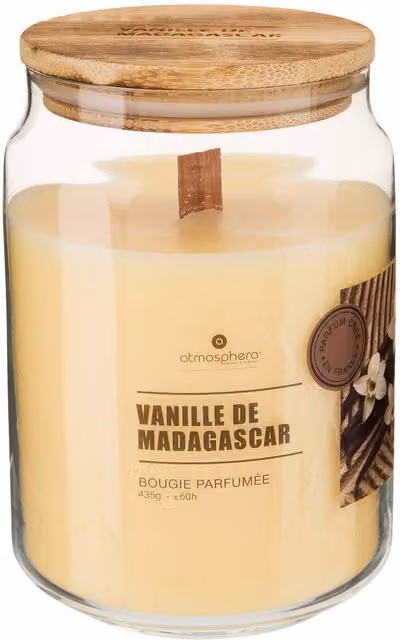 Vela Perfumada Viky Vainilla De Madagascar de Atmosphera, Aroma Gourmand, 435 g