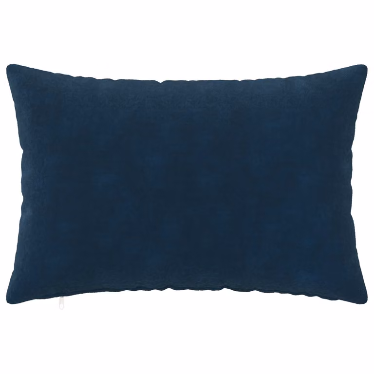 Set de 6 fundas de almohada vidaXL HEERLEN en azul, microfibra de poliéster, An/An: 30 x 50 cm