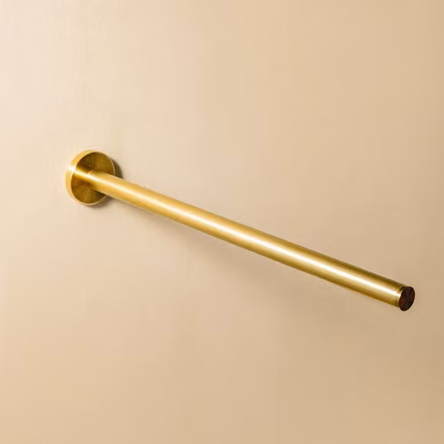 Toallero de barra Architect S+ Cosmic en color oro y metal para montaje en pared